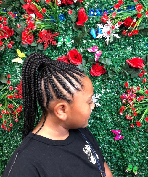 REGULAR BIG CORNROWS $10 EACH BRAIDS