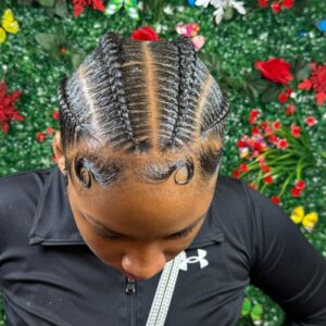 STITCH CORNROWS $20 EACH BRAIDS